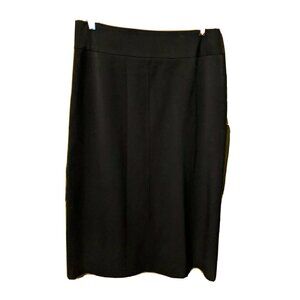 Pursuits, Ltd Size 14 Skirt Long Suit Modest Black